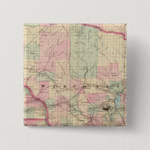 Bóton Quadrado 5.08cm Wisconsin 3