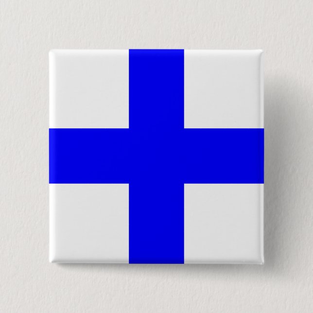 BÓTON QUADRADO 5.08CM XRAY BLUE CROSS (Frente)