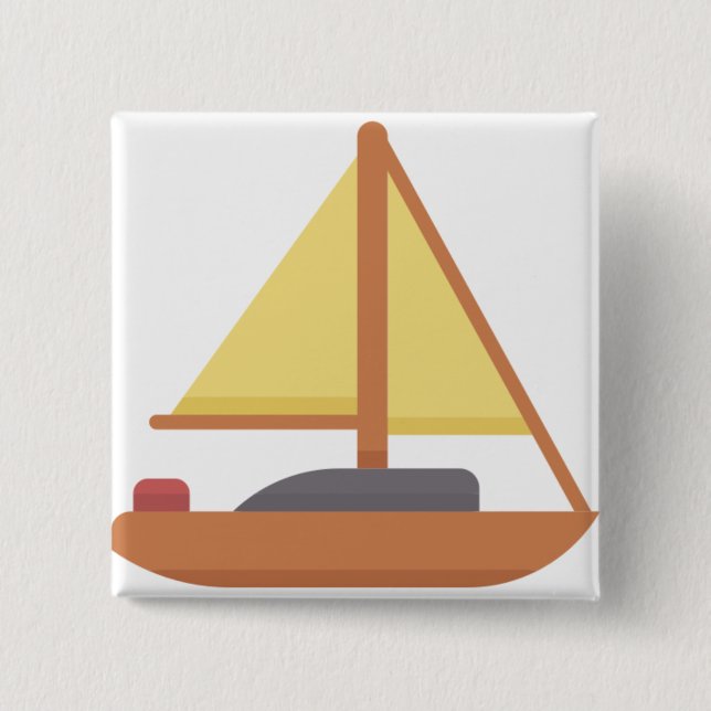 Bóton Quadrado 5.08cm Yatch (Frente)