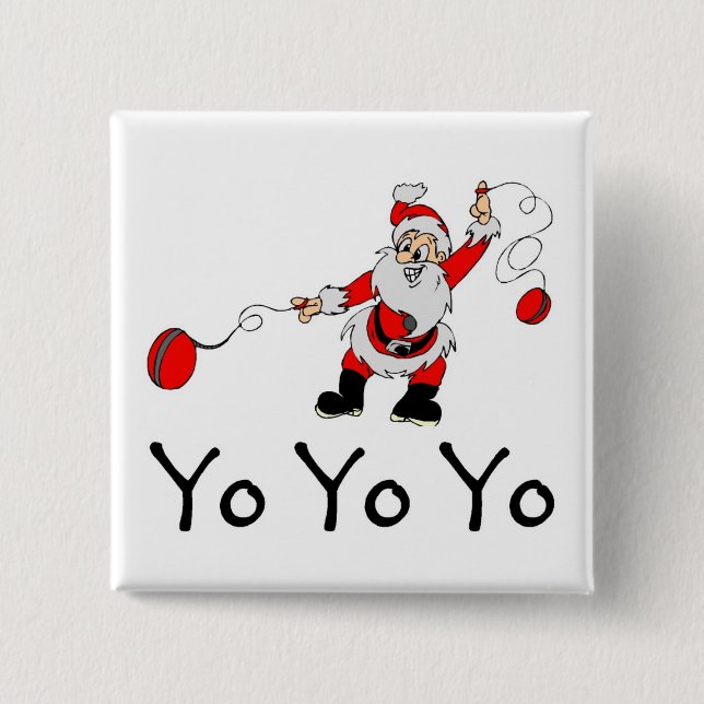 Bóton Quadrado 5.08cm Yo Yo Yo (Frente)