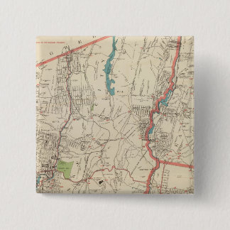 Bóton Quadrado 5.08cm Yonkers, Mt Vernon, Eastchester Town