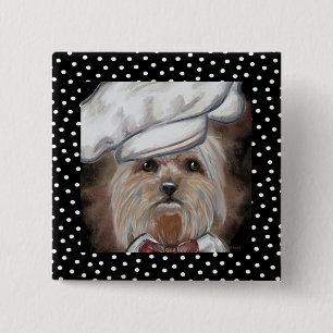 Bóton Quadrado 5.08cm Yorkie