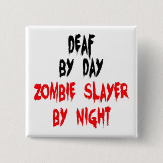Bóton Quadrado 5.08cm Zombie surda