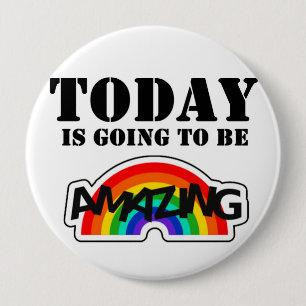 Bóton Redondo 10.16cm Afirmação do auto