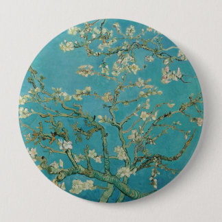 Bóton Redondo 10.16cm Almond Blossom, Oil Painting, Vincent Van Gogh