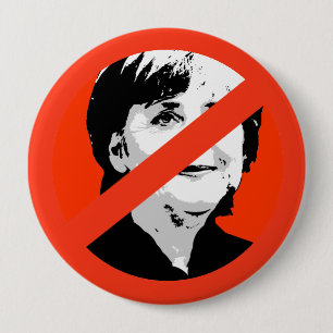 Bóton Redondo 10.16cm Angela Merkel
