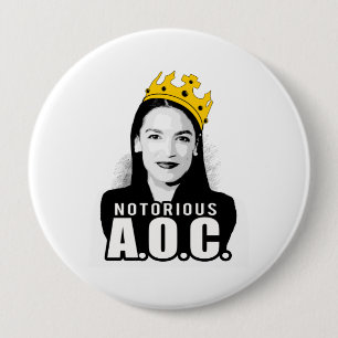 Bóton Redondo 10.16cm AOC notório/A.O.C. notório