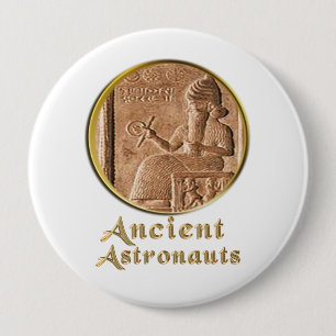 Bóton Redondo 10.16cm Astronautas Antigos