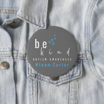 autism awareness be kind blue team name 