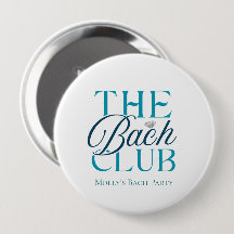 Bach Club Modern Simple Blue Festa de solteira