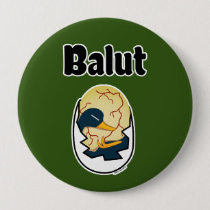 Bóton Redondo 10.16cm Balut ovo embrião de ovo proteína filipino