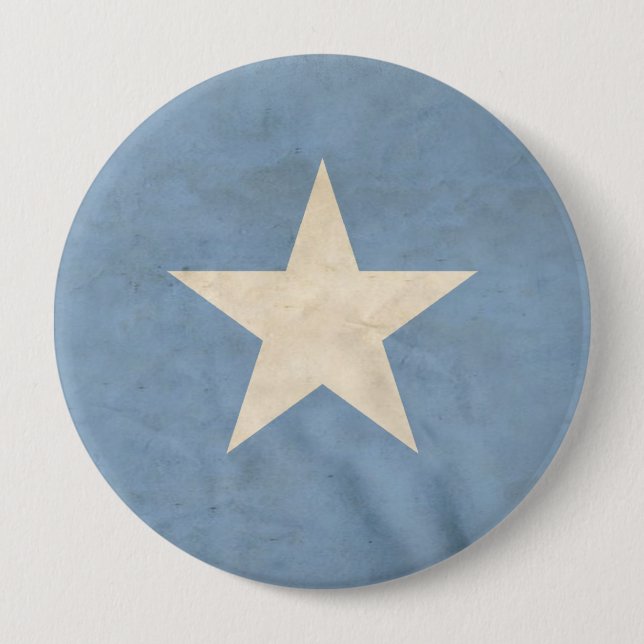 Bóton Redondo 10.16cm Bandeira da Somália (Frente)
