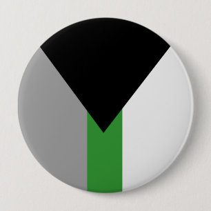 Bóton Redondo 10.16cm Bandeira do Orgulho Demiromântico