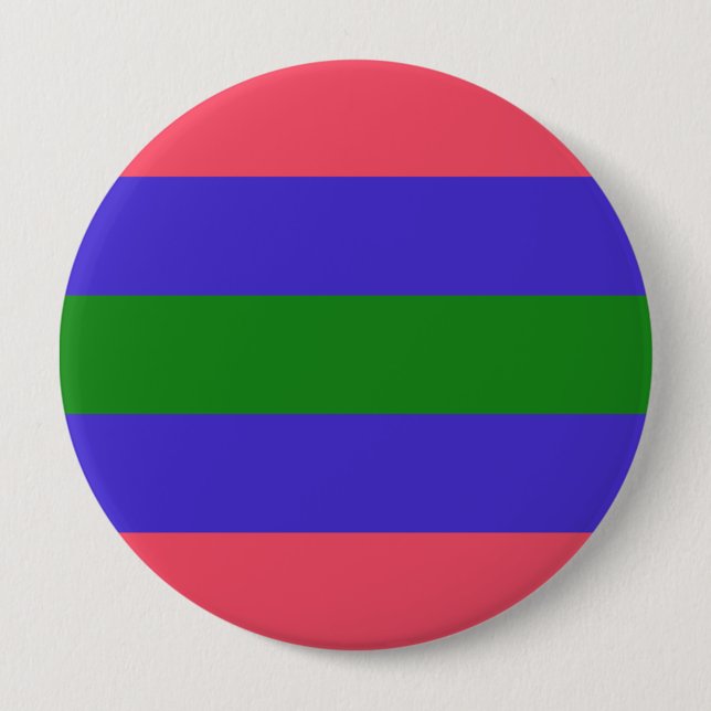 Bóton Redondo 10.16cm Bandeira do Orgulho Trigênero (Frente)