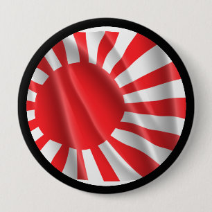 BÓTON REDONDO 10.16CM BANDEIRA JAPONESA