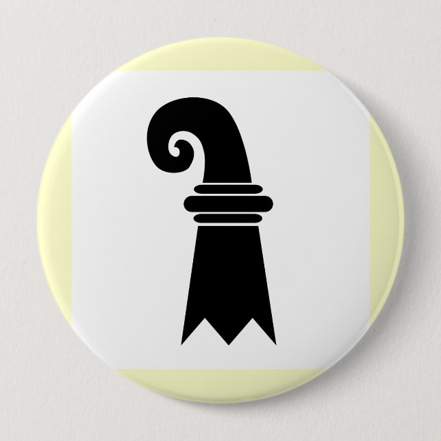 Bóton Redondo 10.16cm Basileia, suiça (Frente)