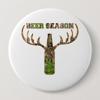 Bóton Redondo 10.16cm Beer Season Hunter Gift Para Hunter