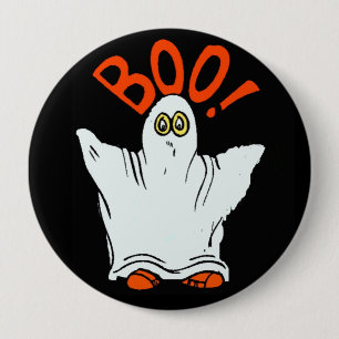Bóton Redondo 10.16cm Boo! Botao