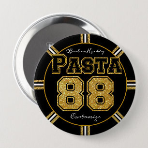 Bóton Redondo 10.16cm Boston Hockey Pasta 88