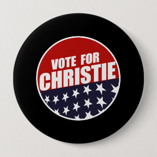 BÓTON REDONDO 10.16CM BOTÃO DE CHRISTIE DO VOTO