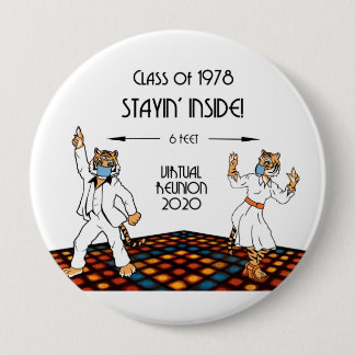 Bóton Redondo 10.16cm Botão de Reunião Virtual P78