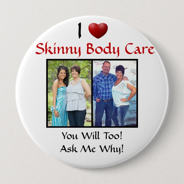 Bóton Redondo 10.16cm Botão de Tricia (Frente)