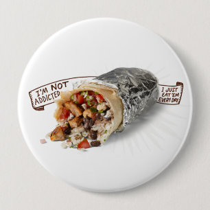 Bóton Redondo 10.16cm Botão do Burrito