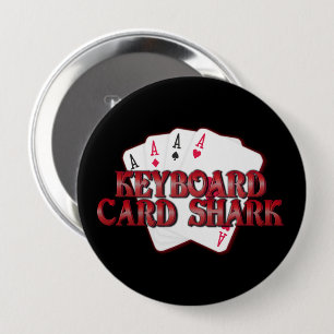 Bóton Redondo 10.16cm Botão do Shark da Placa do Teclado