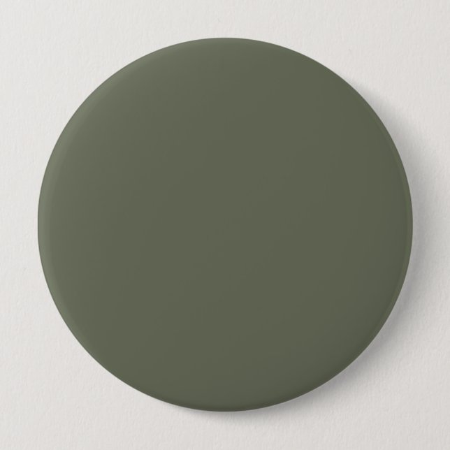 Bóton Redondo 10.16cm Botão Personalizado Verde Mínimo do Moss (Frente)
