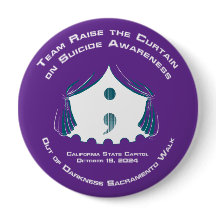 Botão redondo, grande, 4 polegadas