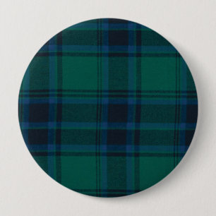 Bóton Redondo 10.16cm Botão redondo Tartan