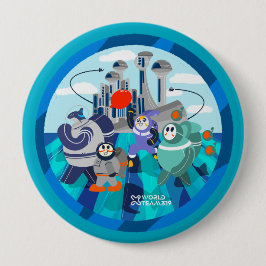 Bóton Redondo 10.16cm Botão X World Team 319-20250229