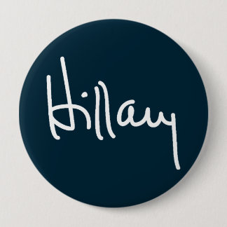 Bóton Redondo 10.16cm Botões da campanha da assinatura de Hillary