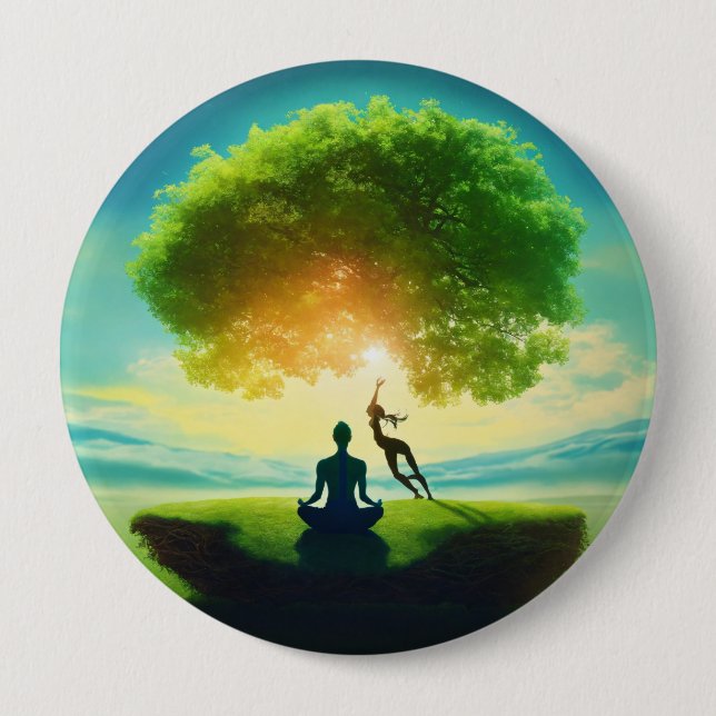 Bóton Redondo 10.16cm Botões de Camisa (Frente)