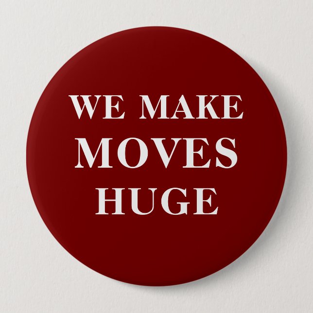 Bóton Redondo 10.16cm Botões Promocionais para Feiras Comerciais para Ma (Frente)