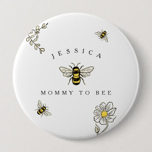 Bóton Redondo 10.16cm Bumble mamães da abelha de Buzzy da abelha à