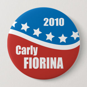 Bóton Redondo 10.16cm Carly Fiorina 2010