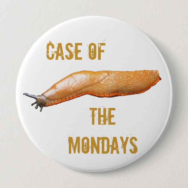 Bóton Redondo 10.16cm Caso das segundas-feiras (Frente)