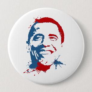 Bóton Redondo 10.16cm Chaveta Obama