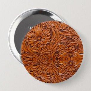 Bóton Redondo 10.16cm Cowboy Rustic Western Country com ferramentas de i