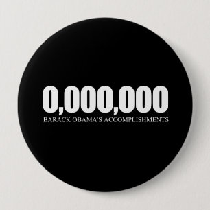 Bóton Redondo 10.16cm Cumprimentos de Obama