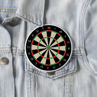 Bóton Redondo 10.16cm Dart Board