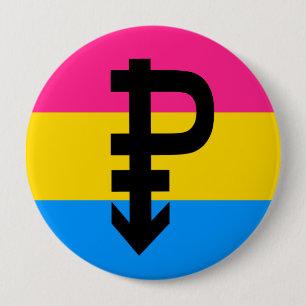 BÓTON REDONDO 10.16CM DESIGN PANSEXUAL DAS LISTRAS DA BANDEIRA DO