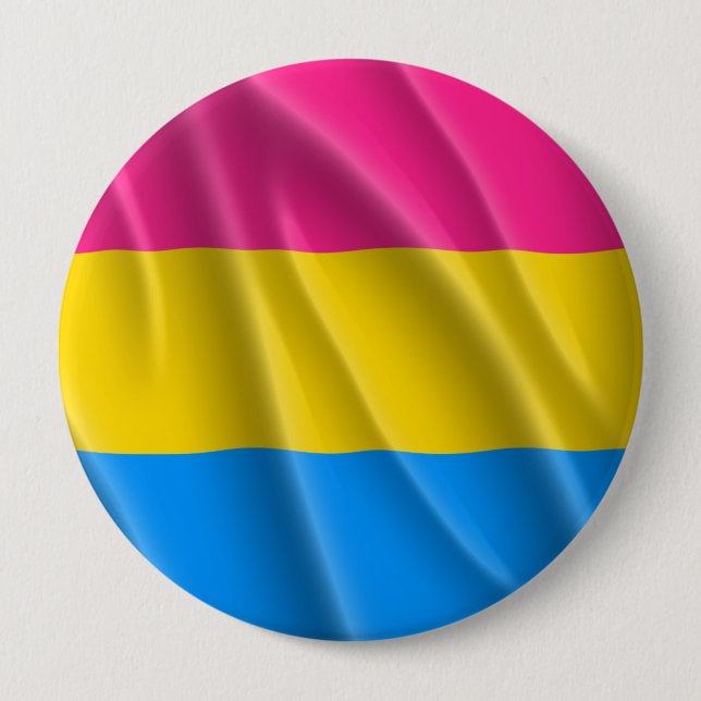 Bóton Redondo 10.16cm DESIGN PANSEXUAL PRIDE FLAG WAVY - 2014 PRIDE.png (Frente)