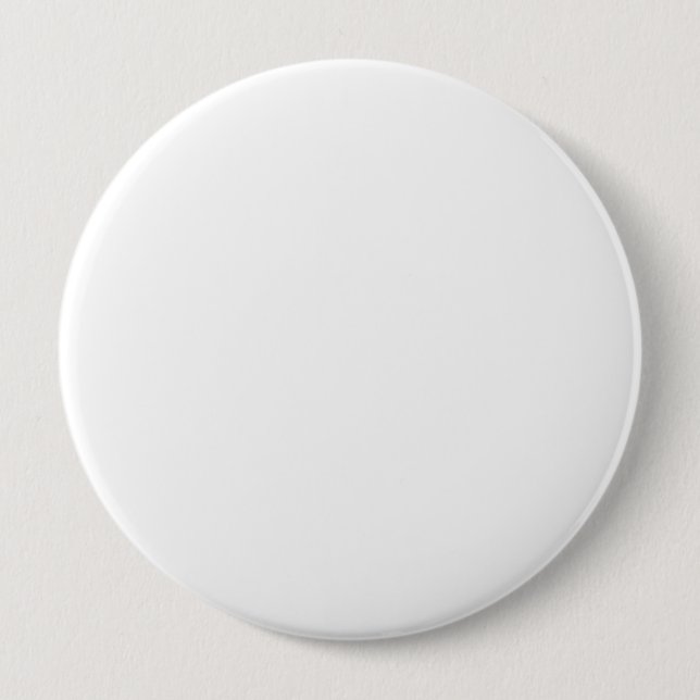 Bóton Redondo 10.16cm Design simples personalizado branco Adicionar Foto (Frente)