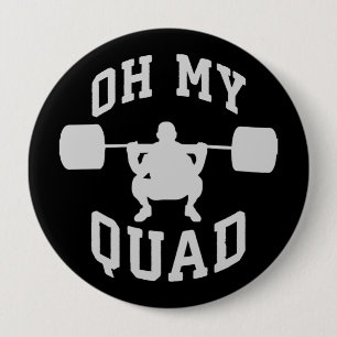 Bóton Redondo 10.16cm Dia da Perna - Quadrado - OH MY QUAD - Workout