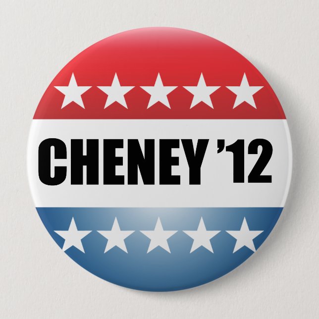 BÓTON REDONDO 10.16CM DICK CHENEY (Frente)