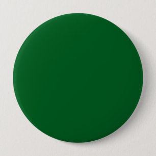 Bóton Redondo 10.16cm Distintivo Circular Verde em Branco em Jaqueta de 