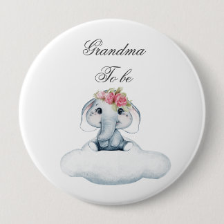 Bóton Redondo 10.16cm Dreamy Days com Rosie, o Elefante. Botao