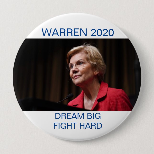 BÓTON REDONDO 10.16CM DURO GRANDE IDEAL DA LUTA DE WARREN 2020 (Frente)